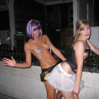 Two-girl Fantasy Strip Tease - Blonde Hair