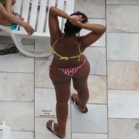 Pic #5 Street Voyeur:&nbsp;Ultratanned Brunette