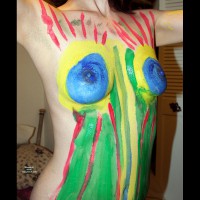 Pic #3 Nude Wife Bodypaint Fun
