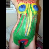Pic #4 Nude Wife Bodypaint Fun