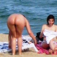 Pic #5 Beach Voyeur:&nbsp;Nude Blonde Showering