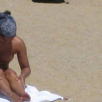 Pic #2 Beach Voyeur:&nbsp;Beach Voyeur: Revealing Brunette