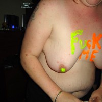 Pic #2 Topless Wife's Friend Blacklight Fun