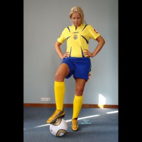 Pic #1 Nude Amateur SW Tribute To The Fifa World Cup 2010 - Wet Pussy Pic