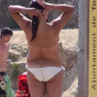 Pic #4 Topless :&nbsp;Beach Shower - Tossa De Mar July 2010