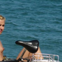 Pic #2 Beach Voyeur:&nbsp;Beach Voyeur: Pierced Tits