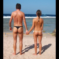 Pic #2 Nude Wife:&nbsp;Carezze30 On The Beach