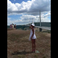 Pic #1 Pantieless Amateur:&nbsp;*PL Kaline At Millau's Viaduc