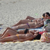 Pic #5 Beach Voyeur:&nbsp;Miky Is Back...es Tranc Mallorca Topless Only