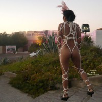 Pic #2 Nude Wife on heels:&nbsp;Bondage In Cap D'agde