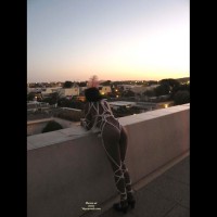 Pic #7 Nude Wife on heels:&nbsp;Bondage In Cap D'agde