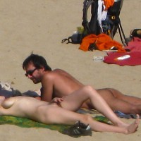 Pic #2 Beach Voyeur:&nbsp;Beach Voyeur: Large Bush Girl And Friend