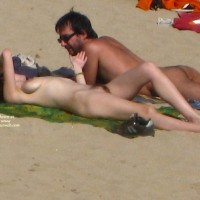 Pic #4 Beach Voyeur:&nbsp;Beach Voyeur: Large Bush Girl And Friend