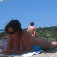 Pic #1Beach Voyeur:&nbsp;Big Mature Nude Woman