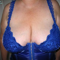 Pic #3 Topless Wife Lady In Blue