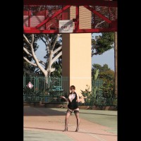 Pic #6 Nude Me on heels:&nbsp;Li'l φhi At Angels Stadium