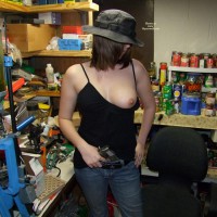 Pic #2 She Likes Big Guns!