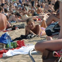 Pic #9 Topless At The Beach