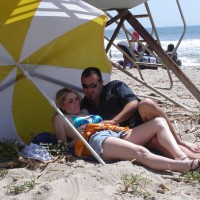 Pic #2 Couple On Public Beach