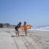 Pic #9 Couple On Public Beach