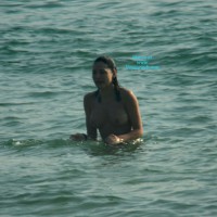 Pic #5 Gorgeous Lady Going For Swim