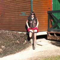 Pic #3 Undressing In The Park