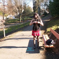 Pic #4 Undressing In The Park