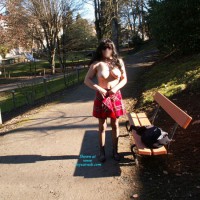 Pic #7 Undressing In The Park