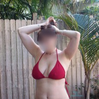 Pic #3 Wife Undressing For Hot Tub