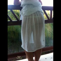 Pic #4 See Through White Dress