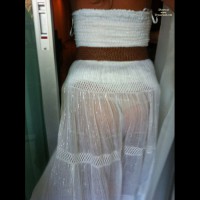 Pic #6 See Through White Dress