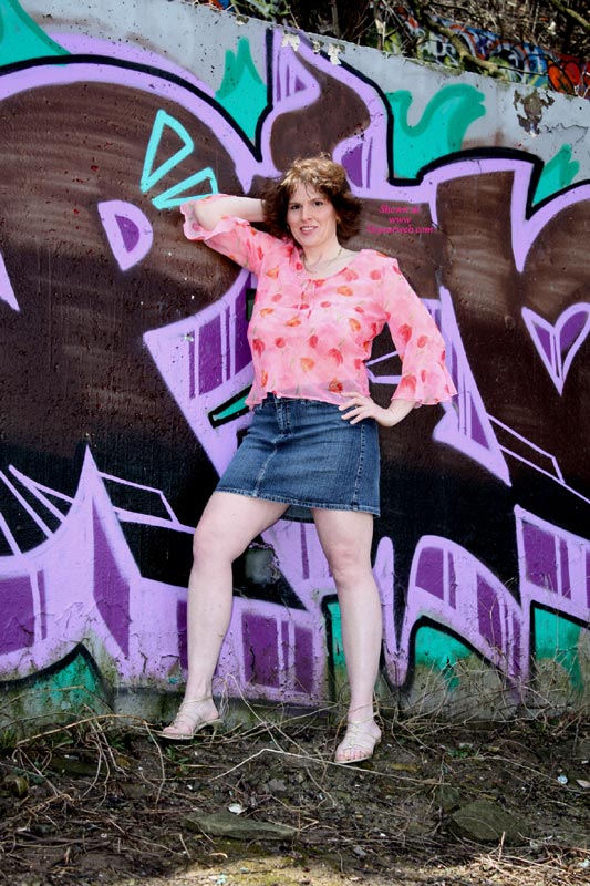 Lisajane Against The Wall , Hello To All. Well I Guess My EIP Was A Success. Thank You To All My Fans And Friends. So As Promised Here Is My Freestyle Contri. This Was Taken The Same Day As My EIP But We Were Hiding In The Trees Where Nobody Could See Us. Except For My One Fan That Was Tagging Along. He Was Very Helpful. Thank You Voy  :-)

I Had A Lot Of Fun Doing These Pics. I Had High Heels On But They Kept Sinking Into The Mud. I  Had To Climb A Hill To Pose For These. A Lot Of Work. But I'll Do Almost Whatever I Have To Do To Get Good Pics For My Fans And Friends. 

I Hope I Did A Good Job And I Hope The Pics Make You All Hot And Horny. Enjoy!