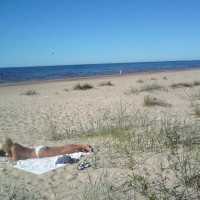 Pic #4 Belorussian Tourist On The Latvian Beach