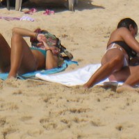 Pic #2 Blonde And Her Mom On The Beach