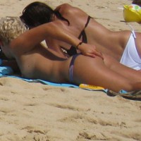 Pic #5 Blonde And Her Mom On The Beach