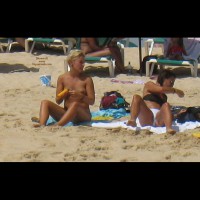 Pic #6 Blonde And Her Mom On The Beach