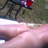 Pic #1Wife Working On Her Tan