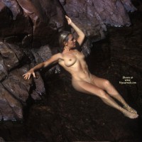 In The Water - Erect Nipples, Nude Outdoors, Water
