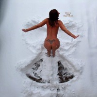Pic #7 Naked Snow Angel