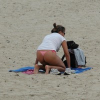 Pic #6 Pink Thong Girl