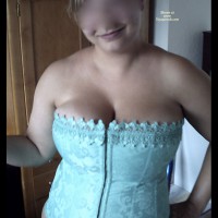 Pic #5 Misty36f- Teal Corset