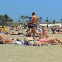 Pic #2 A Day At Barcelona Beach