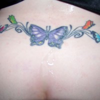 Pic #2 Hubby Had Fun On My Tatoo
