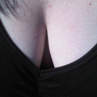 Pic #6 Teasing Hubby With Cleavage Around The House