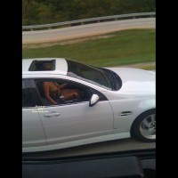 Nude Woman Driving Car - Exhibitionist