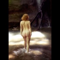 Nude In Nature - Blonde Hair, Nude In Nature, Nude Outdoors, Pale Skin, Round Ass