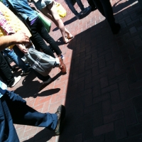 Shortie Shorts Teen Ass in Public - Close-Ups, Outdoors, Public Place, Teens