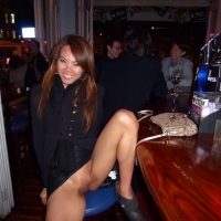 Pic #2 Flashing Pussy in Bars and Restaurants in Hong Kong 3