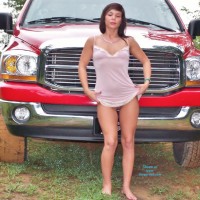 Pic #4 Never Thought She'd Do It! - Brunette