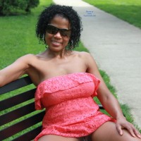 Pic #4 OHGIRL: Fun Parks - Big Tits, Brunette, Ebony, Public Exhibitionist, Public Place